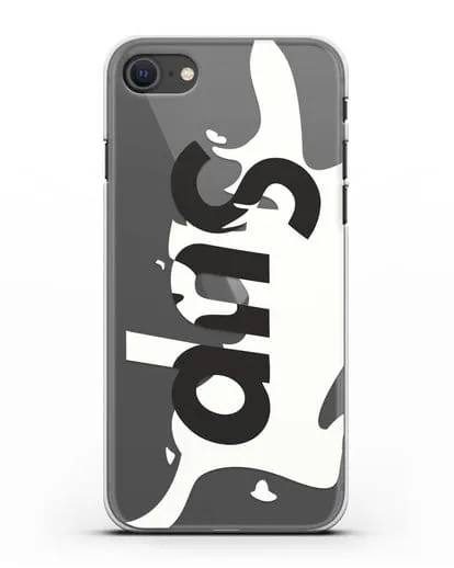 Чехол с надписью Sup силиконовый для iPhone SE 2020