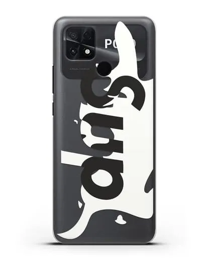 Чехол с надписью Sup силиконовый для Xiaomi Poco C40