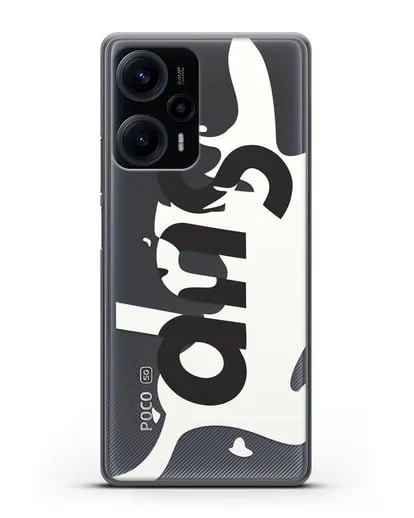 Чехол с надписью Sup силиконовый для Xiaomi Poco F5