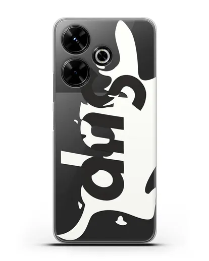 Чехол с надписью Sup силиконовый для Xiaomi Poco M6