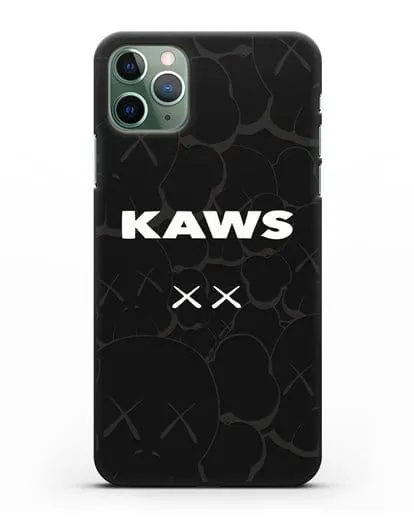 Чехол с паттерном Kaws силиконовый для iPhone 11 Pro