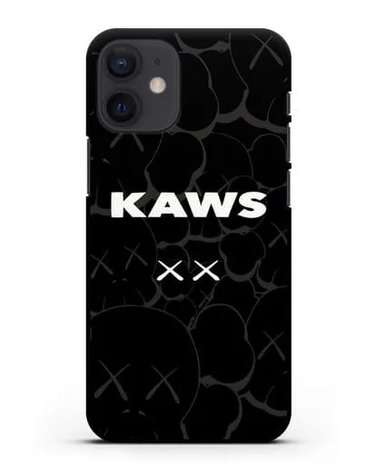 Чехол с паттерном Kaws силиконовый для iPhone 12 mini