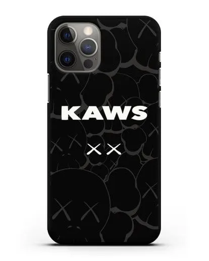 Чехол с паттерном Kaws силиконовый для iPhone 12 Pro