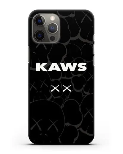 Чехол с паттерном Kaws силиконовый для iPhone 12 Pro Max