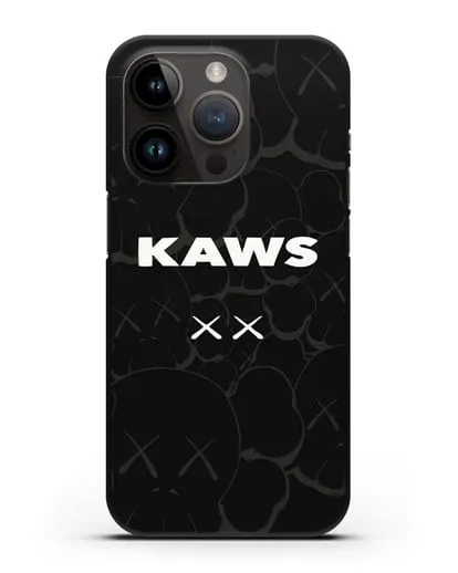 Чехол с паттерном Kaws силиконовый для iPhone 14 Pro