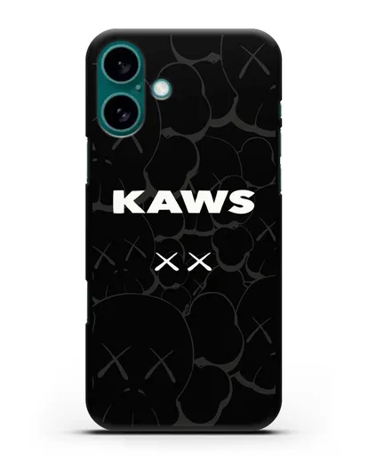 Чехол с паттерном Kaws силиконовый для iPhone 16 Plus
