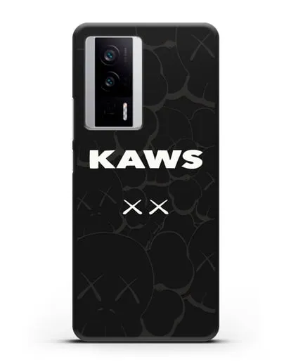 Чехол с паттерном Kaws силиконовый для Xiaomi Poco F5 Pro