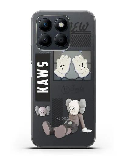 Чехол с дизайном Kaws силиконовый для Honor X8b