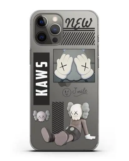 Чехол с дизайном Kaws силиконовый для iPhone 12 Pro Max
