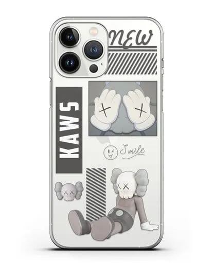 Чехол с дизайном Kaws силиконовый для iPhone 13 Pro Max