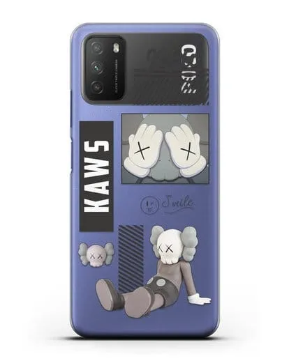 Чехол с дизайном Kaws силиконовый для Xiaomi Poco M3