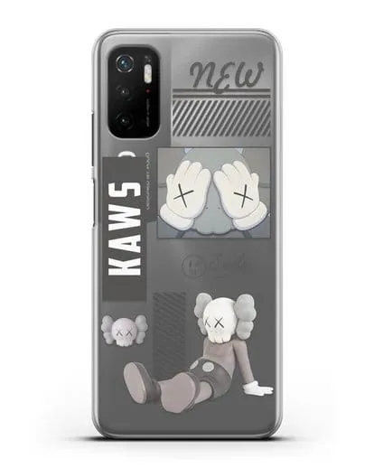 Чехол с дизайном Kaws силиконовый для Xiaomi Poco M3 Pro