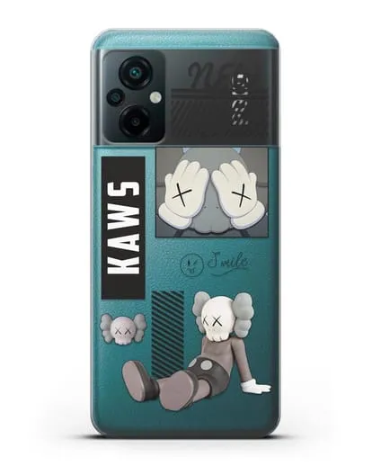 Чехол с дизайном Kaws силиконовый для Xiaomi Poco M5