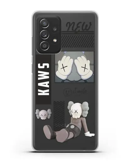 Чехол с дизайном Kaws силиконовый для Samsung Galaxy A53
