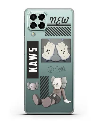 Чехол с дизайном Kaws силиконовый для Samsung Galaxy M53 [SM-M536]