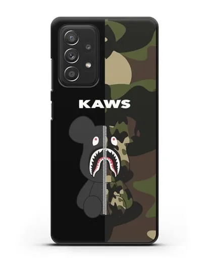 Чехол с изображением Kaws Акула-медведь силиконовый для Samsung Galaxy A53