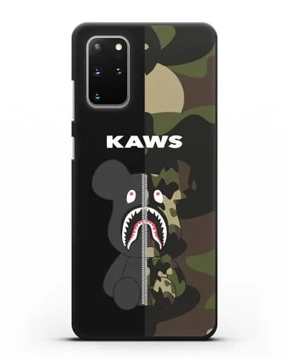 Чехол с изображением Kaws Акула-медведь силиконовый для Samsung Galaxy S20 Plus [SM-G985F]
