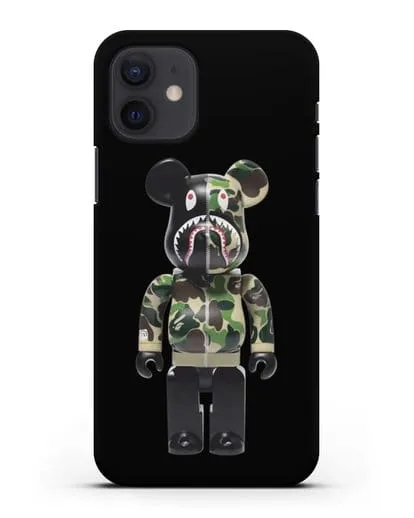 Чехол с принтом Kaws Акула медведь силиконовый для iPhone 12