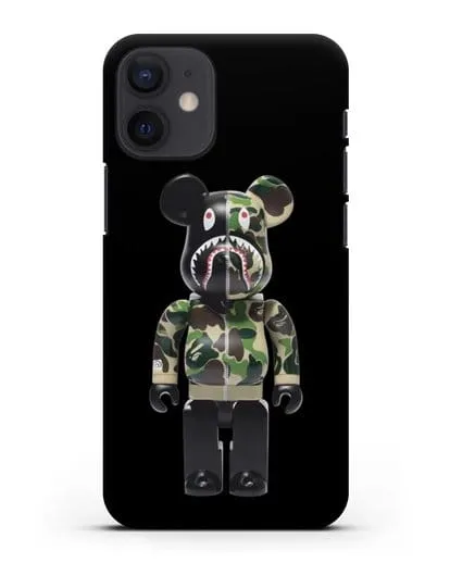Чехол с принтом Kaws Акула медведь силиконовый для iPhone 12 mini