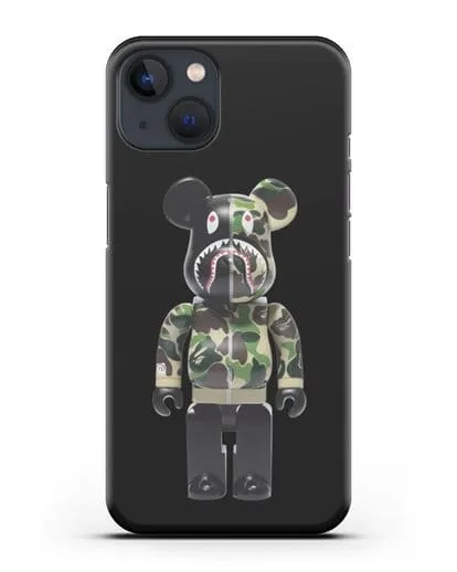 Чехол с принтом Kaws Акула медведь силиконовый для iPhone 13