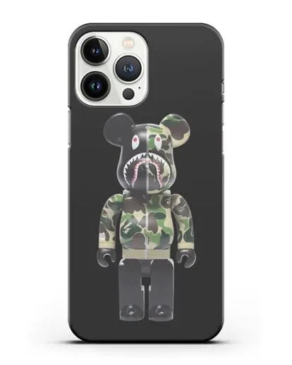 Чехол с принтом Kaws Акула медведь силиконовый для iPhone 13 Pro Max
