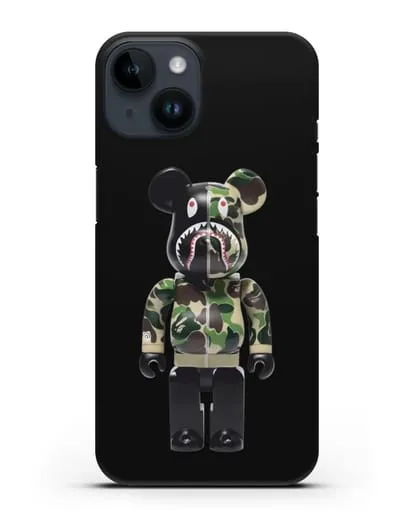 Чехол с принтом Kaws Акула медведь силиконовый для iPhone 14