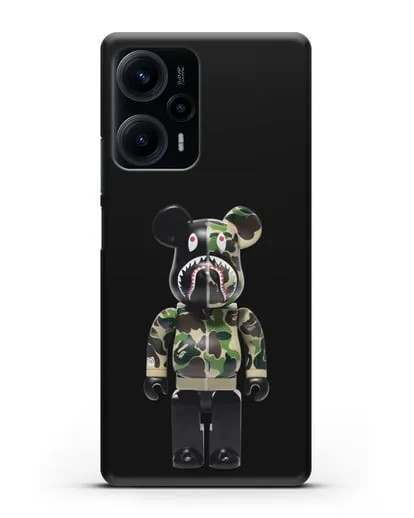 Чехол с принтом Kaws Акула медведь силиконовый для Xiaomi Poco F5