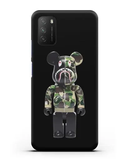 Чехол с принтом Kaws Акула медведь силиконовый для Xiaomi Poco M3