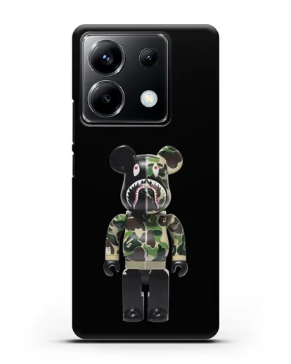 Чехол с принтом Kaws Акула медведь силиконовый для Xiaomi Poco X6