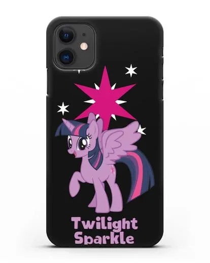 Чехол Май Литл Пони Сумеречная Искорка силиконовый для iPhone 11