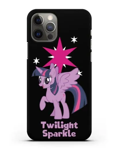 Чехол Май Литл Пони Сумеречная Искорка силиконовый для iPhone 12 Pro