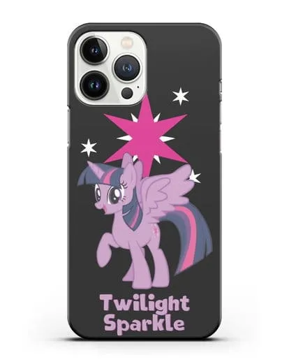Чехол Май Литл Пони Сумеречная Искорка силиконовый для iPhone 13 Pro Max