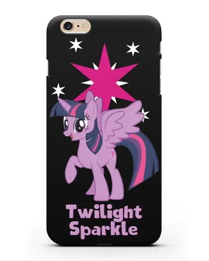 Чехол Май Литл Пони Сумеречная Искорка силиконовый для iPhone 6s Plus