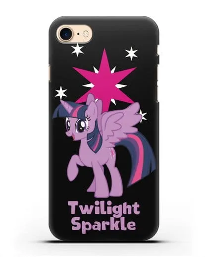 Чехол Май Литл Пони Сумеречная Искорка силиконовый для iPhone 7