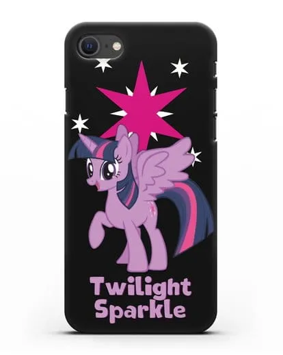 Чехол Май Литл Пони Сумеречная Искорка силиконовый для iPhone SE 2020