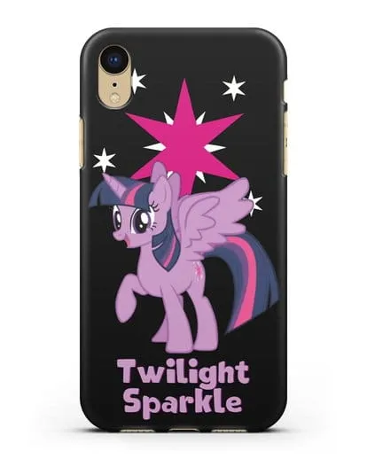 Чехол Май Литл Пони Сумеречная Искорка силиконовый для iPhone XR