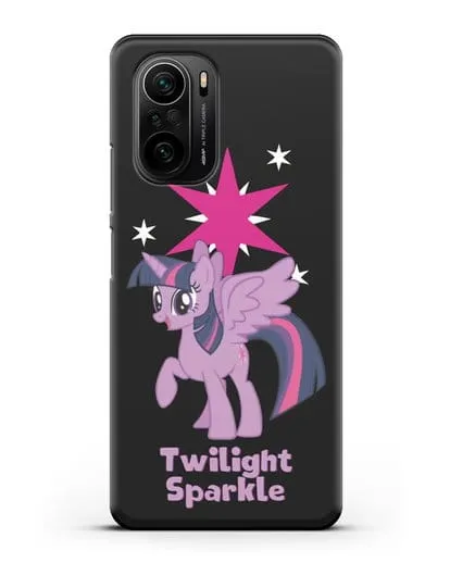 Чехол Май Литл Пони Сумеречная Искорка силиконовый для Xiaomi Poco F3 Pro