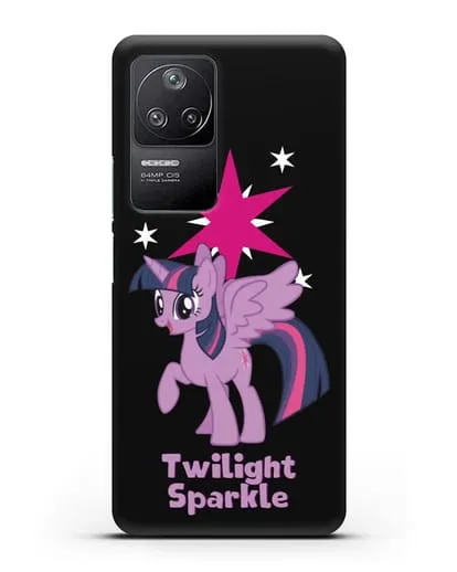 Чехол Май Литл Пони Сумеречная Искорка силиконовый для Xiaomi Poco F4