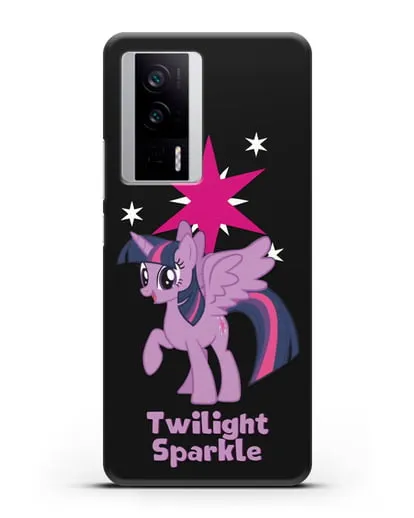 Чехол Май Литл Пони Сумеречная Искорка силиконовый для Xiaomi Poco F5 Pro