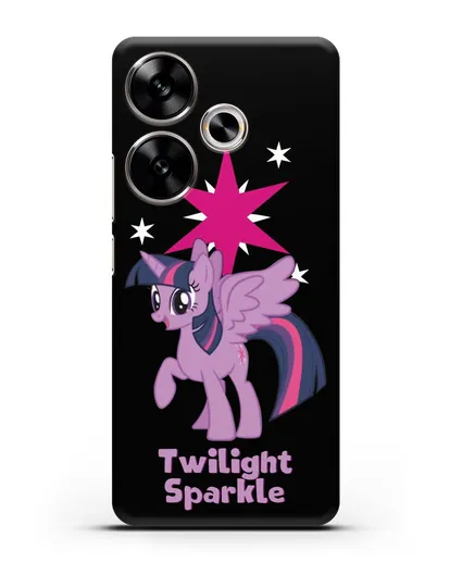 Чехол Май Литл Пони Сумеречная Искорка силиконовый для Xiaomi Poco F6