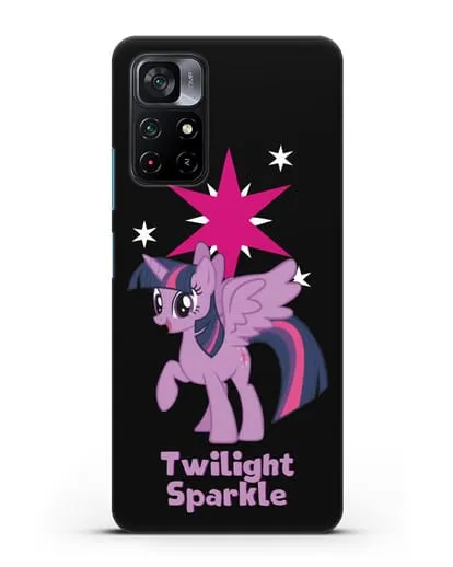 Чехол Май Литл Пони Сумеречная Искорка силиконовый для Xiaomi Poco M4 Pro 5G