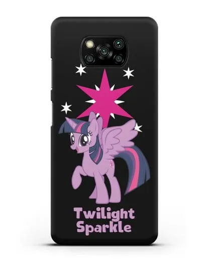 Чехол Май Литл Пони Сумеречная Искорка силиконовый для Xiaomi Poco X3