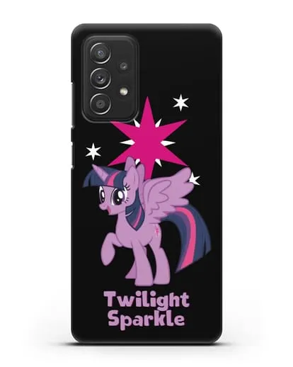 Чехол Май Литл Пони Сумеречная Искорка силиконовый для Samsung Galaxy A53