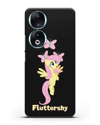 Чехол Май Литл Пони Флаттершай силиконовый для Honor 90