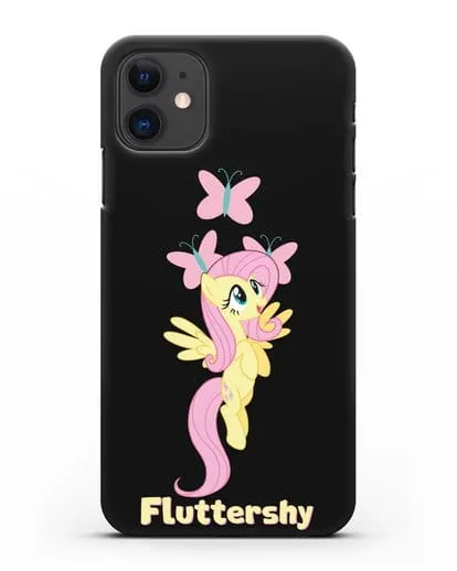 Чехол Май Литл Пони Флаттершай силиконовый для iPhone 11