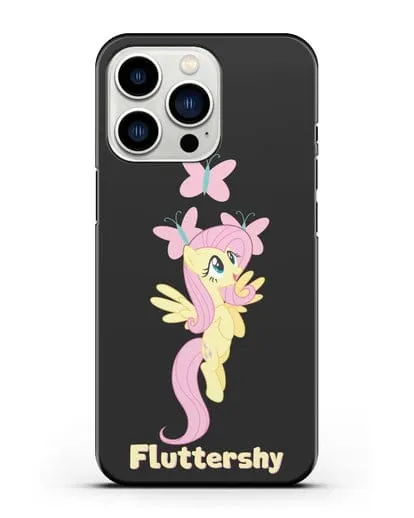 Чехол Май Литл Пони Флаттершай силиконовый для iPhone 13 Pro