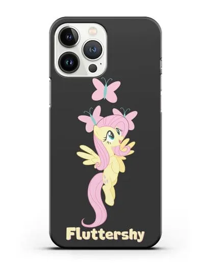 Чехол Май Литл Пони Флаттершай силиконовый для iPhone 13 Pro Max