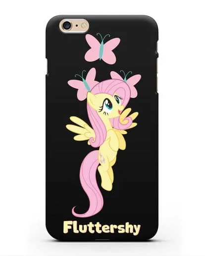 Чехол Май Литл Пони Флаттершай силиконовый для iPhone 6s Plus