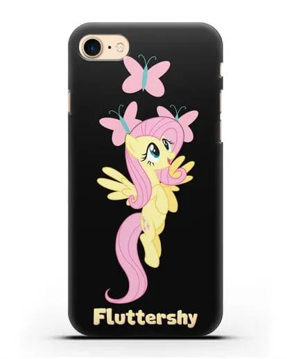 Чехол Май Литл Пони Флаттершай силиконовый для iPhone 7