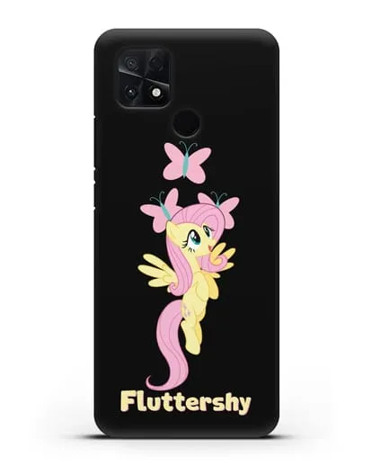 Чехол Май Литл Пони Флаттершай силиконовый для Xiaomi Poco C40